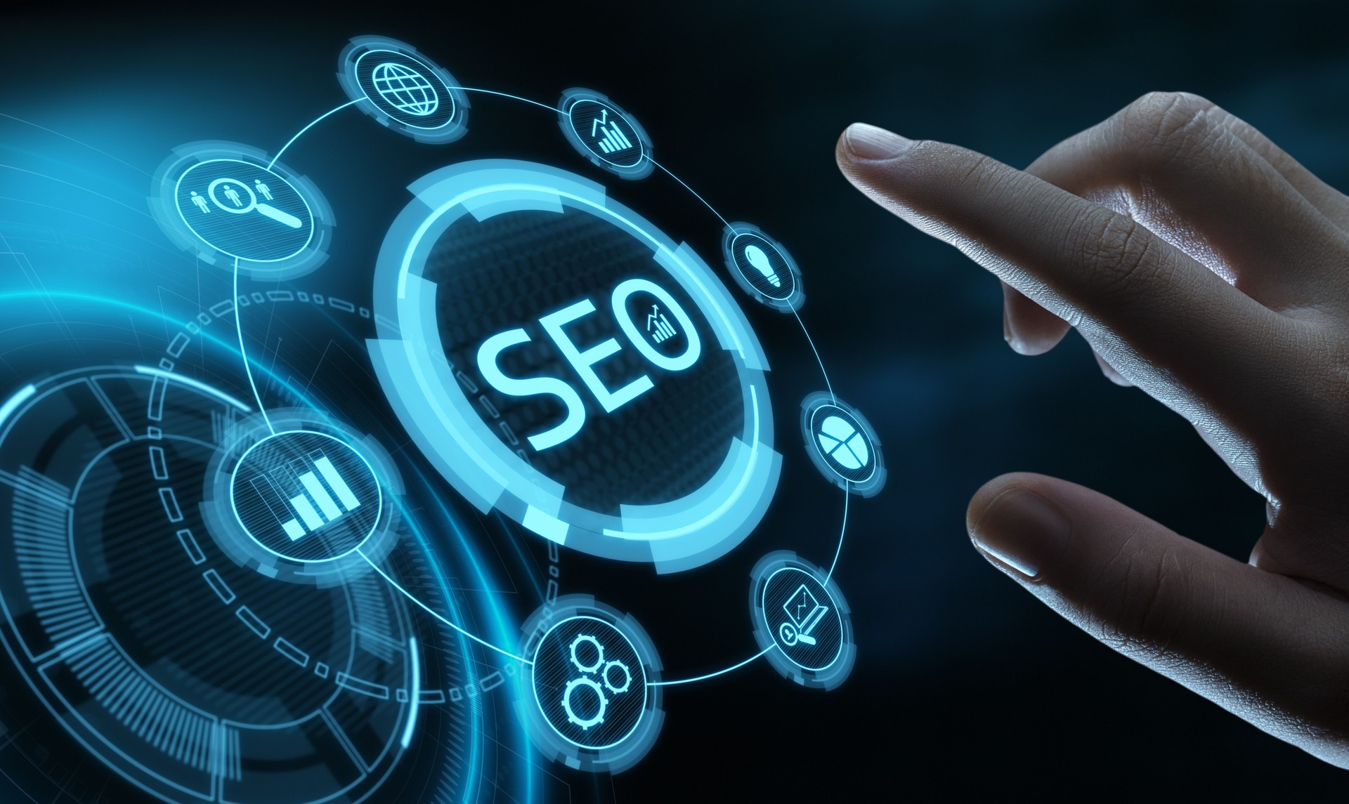 SEO Search Engine Optimization Marketing Ranking Traffic Website Internet Business Technology Concept